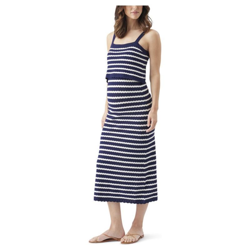 Women's Ripe Pointelle Knit Nursing Dress