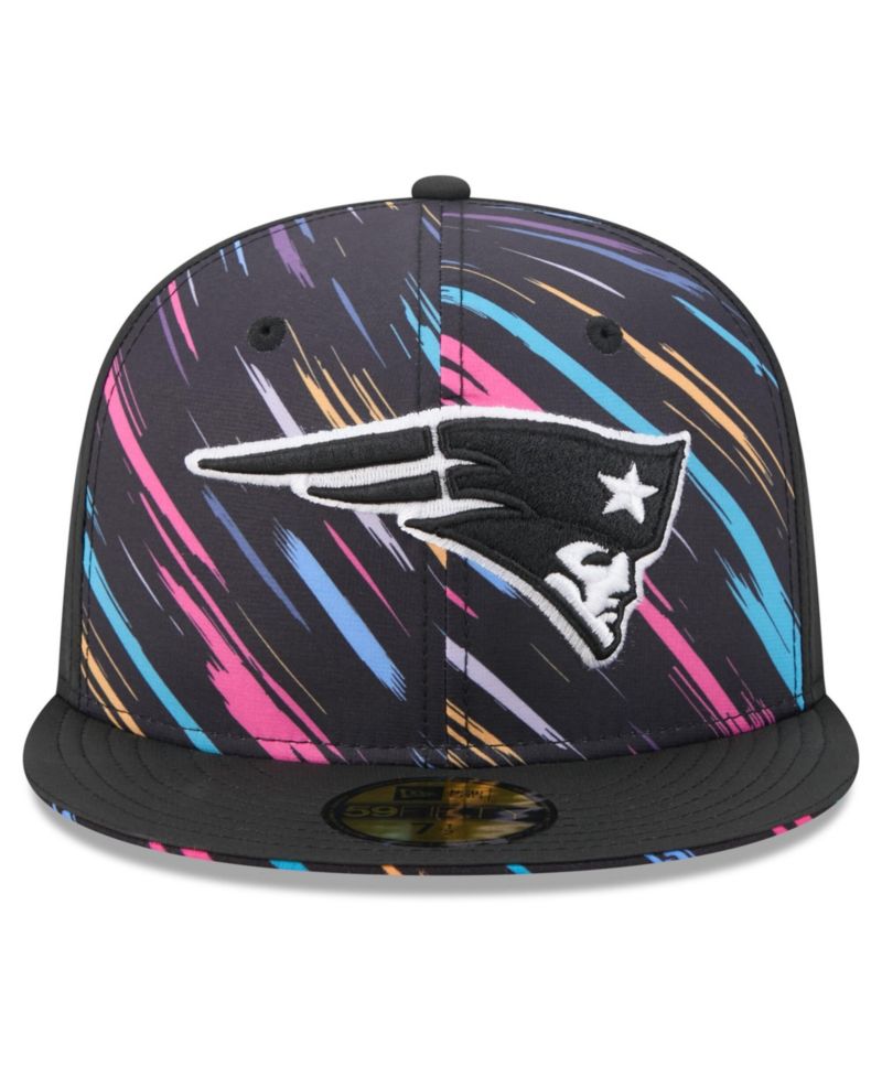 Men's Black New England Patriots 2026 NFL Cruical Catch 59FIFTY Fitted Hat