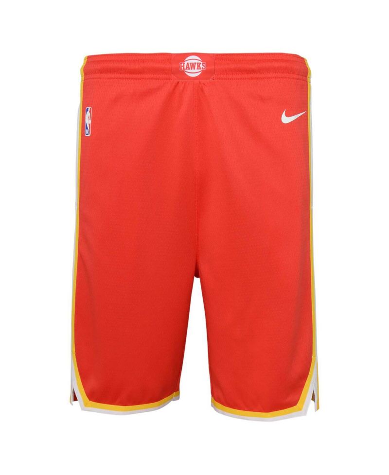 Big Boys and Girls Red Atlanta Hawks Swingman Performance Shorts – Icon Edition
