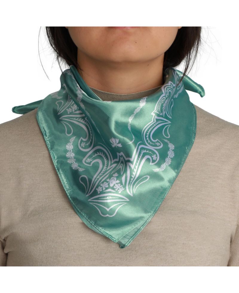 Lightweight Satin Paisley Print 22"x22" 6-Pack Bandana Set