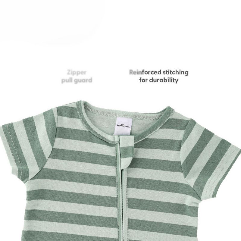 Baby Boys Rompers - 2 Pack, Green Dino