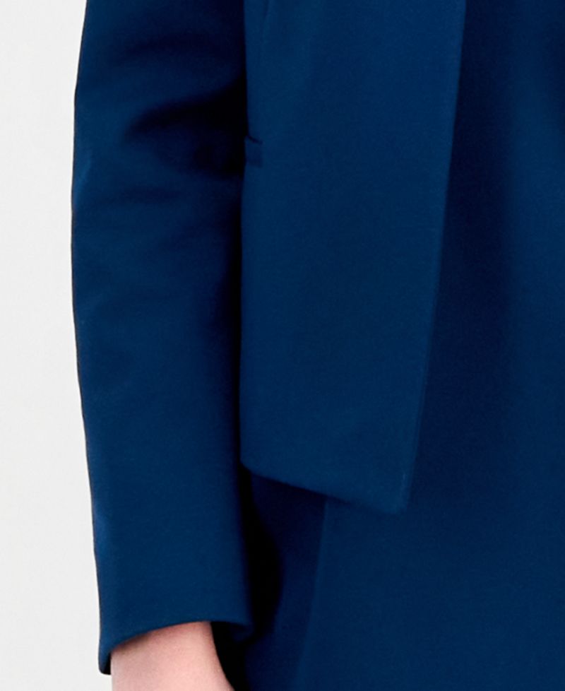 Women's Empire Waist Seam Crewneck Jacket and Dress, 2-Piece Suit