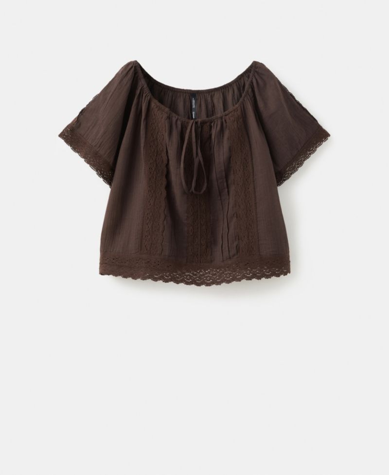 Women's Cotton Lace Blouse