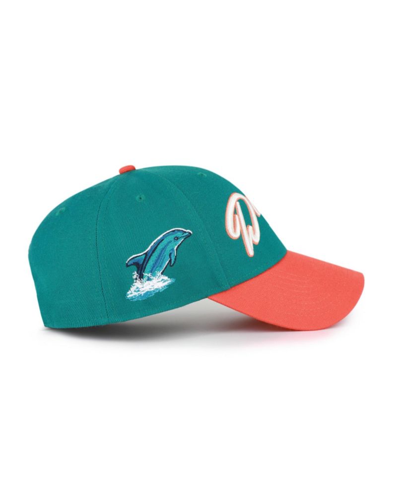 Men's Aqua Miami Dolphins Throwback MVP Adjustable Hat