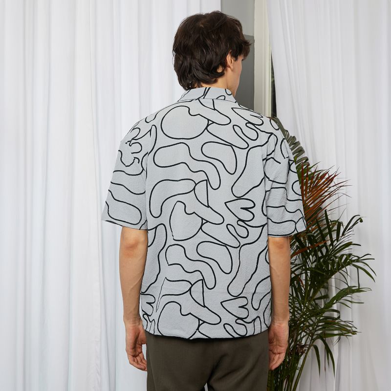 Chevron-Knit Shirt