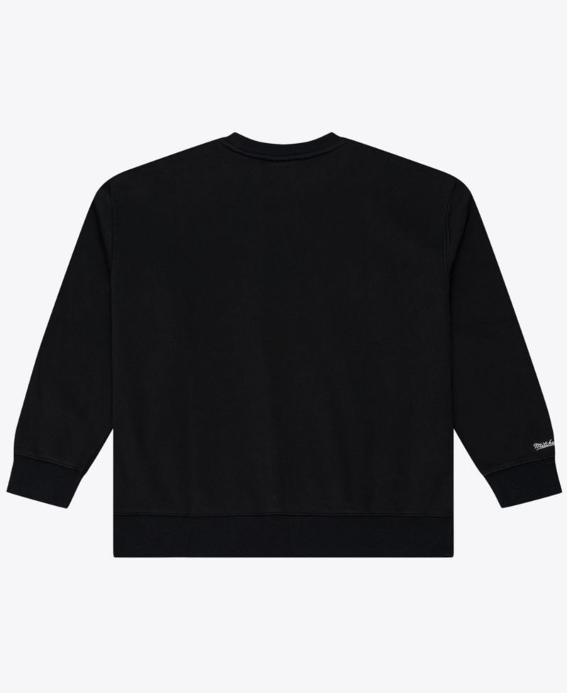 Men's Black Philadelphia Eagles Core Essentials Micro Logo Fleece Sweatshirt