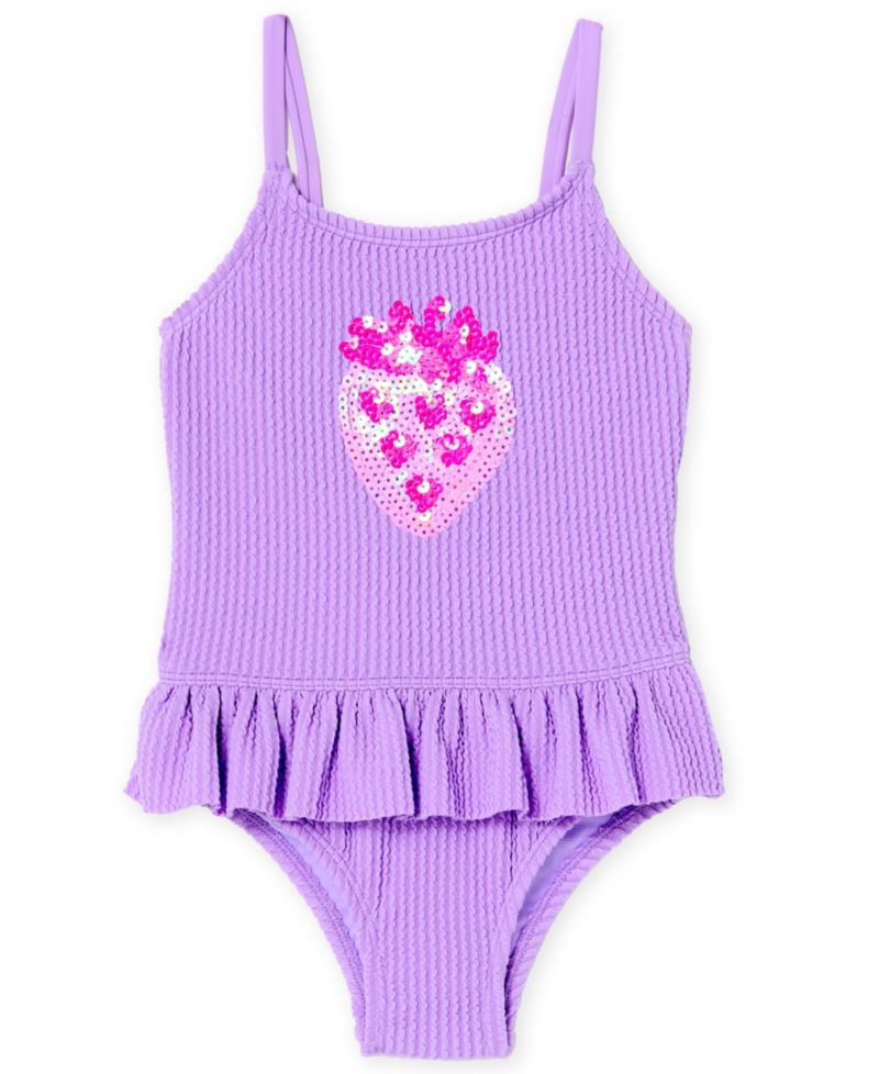 Girls' Toddler 2T-5T Sequin One-Piece Swimsuit