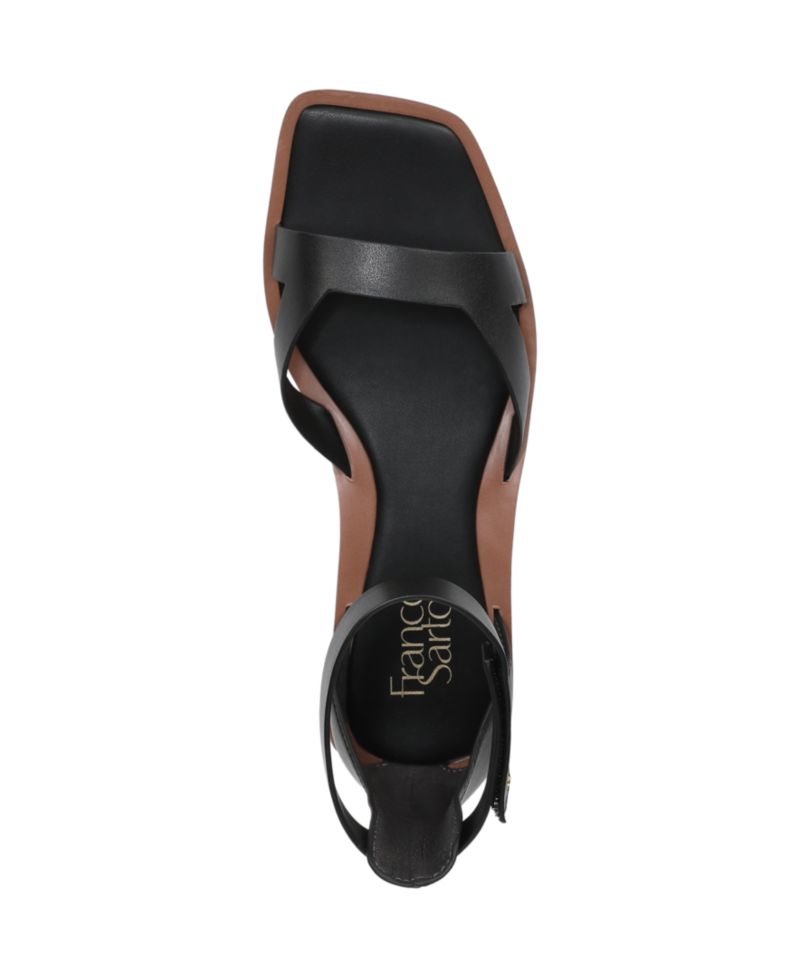 Women's Elisa Open Square Toe Ankle Strap Flat Sandals