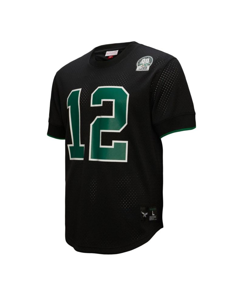 Men's Randall Cunningham Black Philadelphia Eagles Retired Player Name & Number Mesh Top