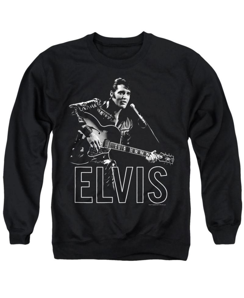 Men's Guitar In Hand Graphic Crewneck Sweatshirt