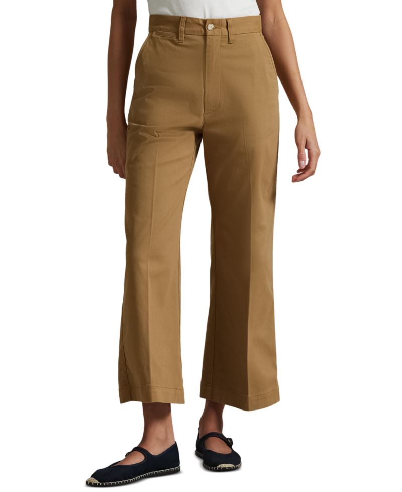 Women's Chino Wide-Leg Pants