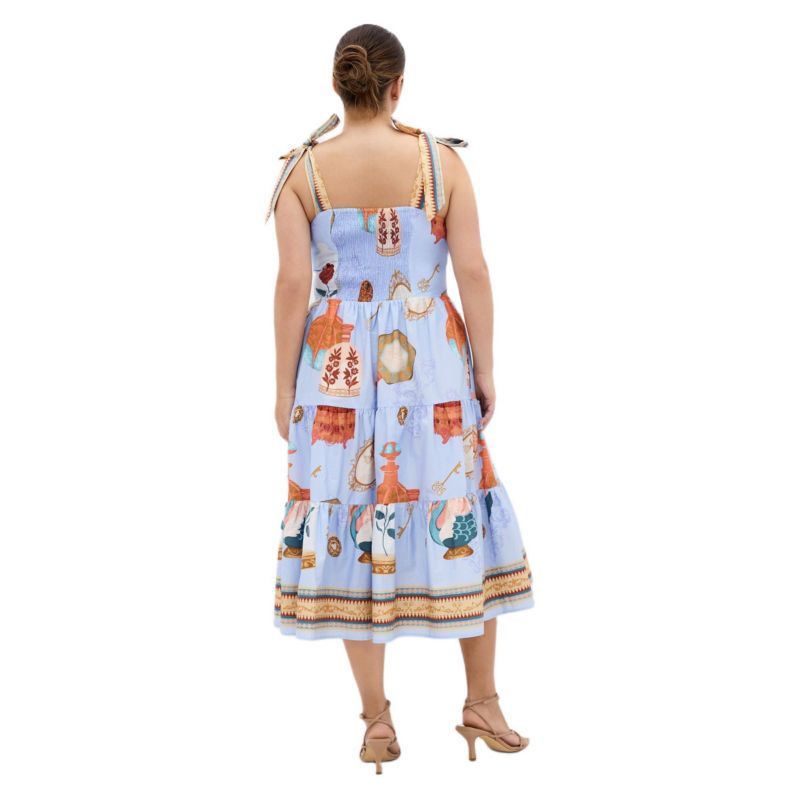 Women's Plus Size Casey Beauty Print Border Dress
