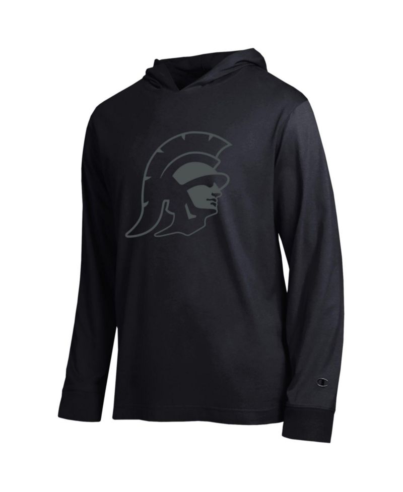 Men's USC Trojans Tonal All-Star Hooded Dropped-Shoulder Long-Sleeve T-Shirt
