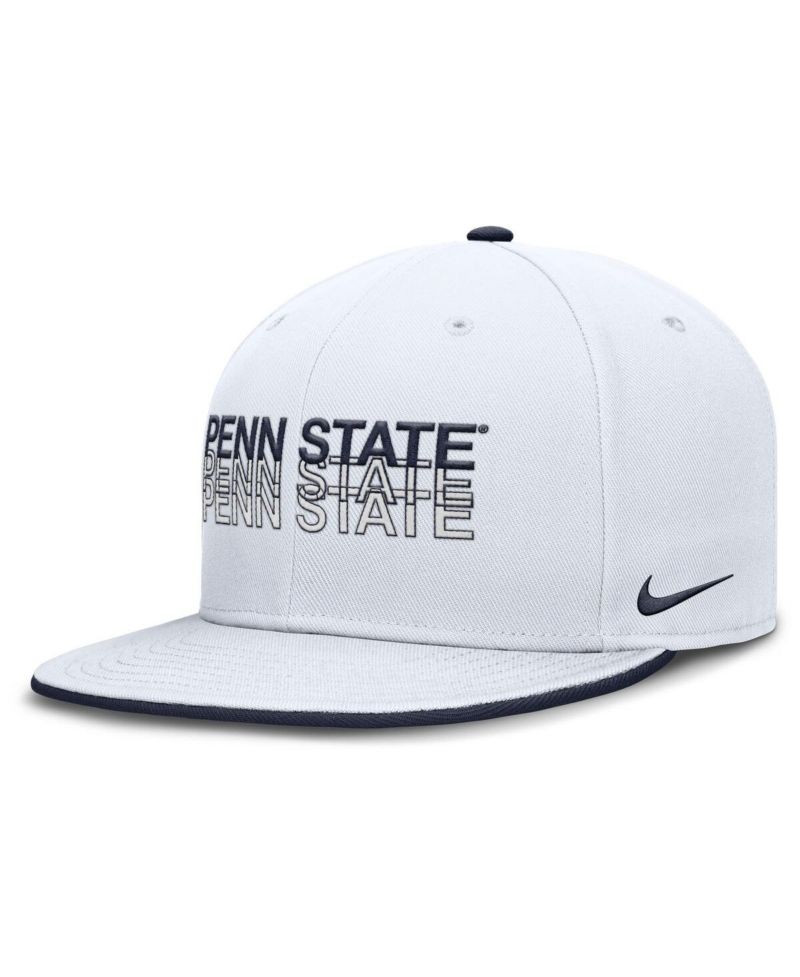 Men's White Penn State Nittany Lions True Primetime Performance Fitted Hat