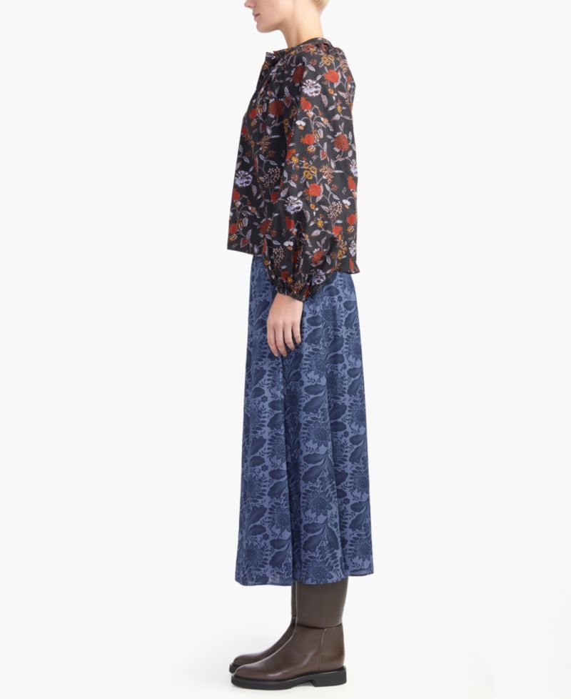 Women's Viona Floral-Print Balloon-Sleeve Blouse
