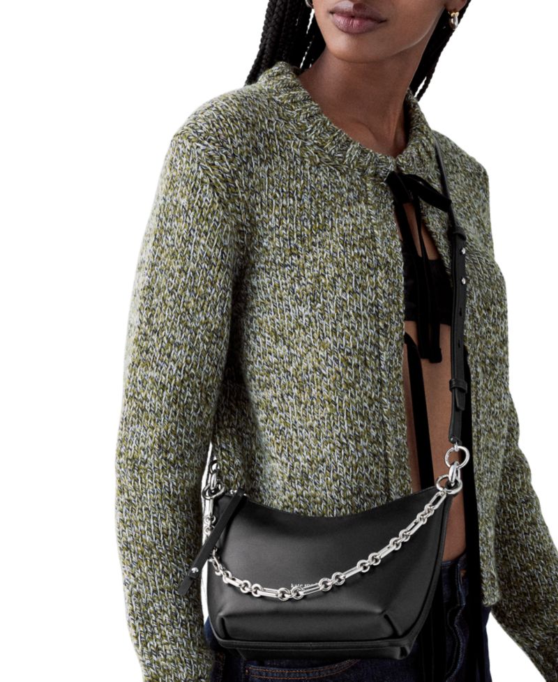 Halo Chain Mini Leather Shoulder Bag