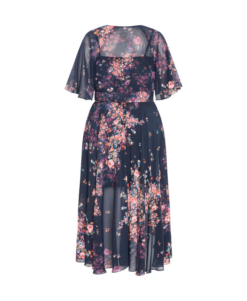 Plus Size Lovers Lane Print Dress