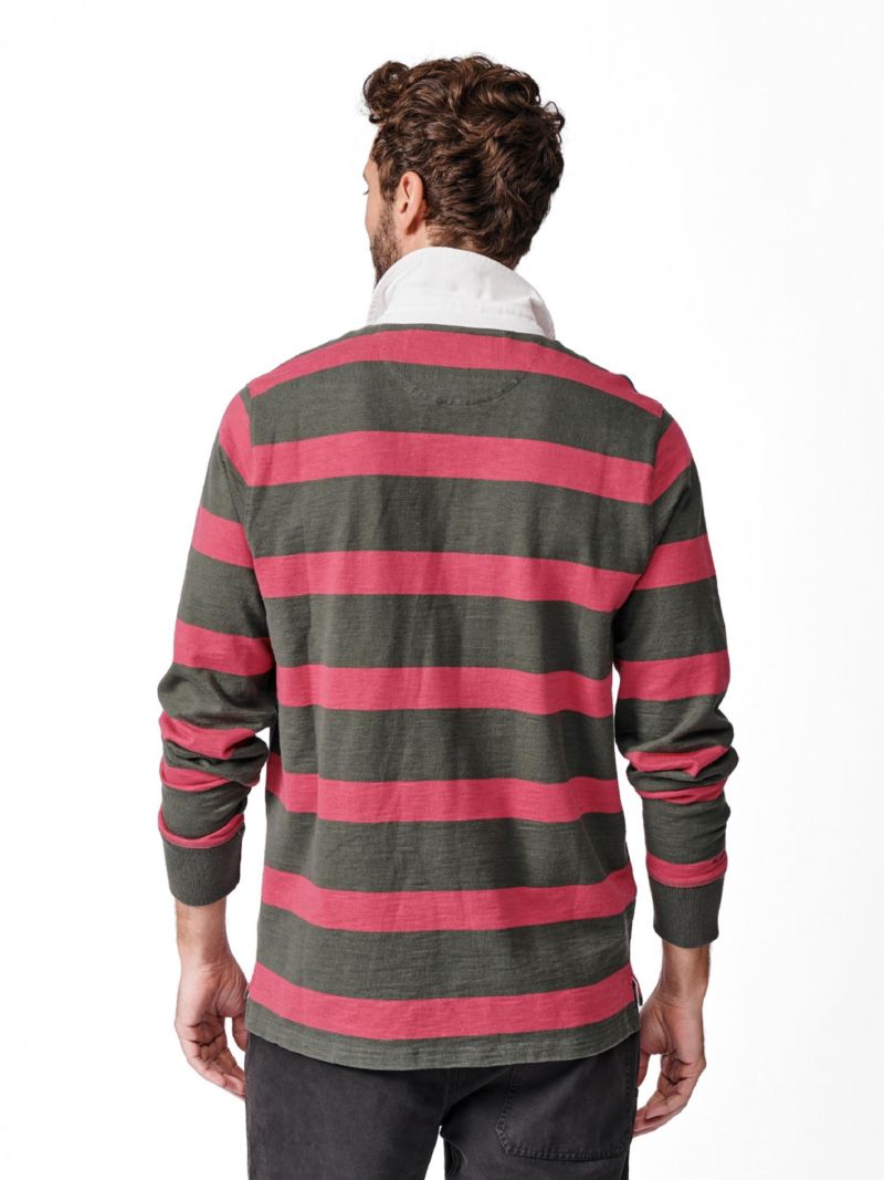 Men's Irnham Long Sleeve Collared Rugby Shirt