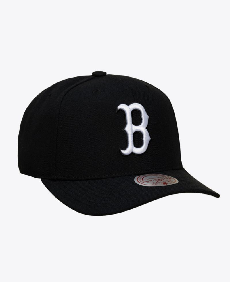 Men's Black Boston Red Sox Pro Crown Snapback