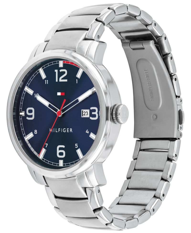 Men's Stainless Steel Bracelet Watch 44mm