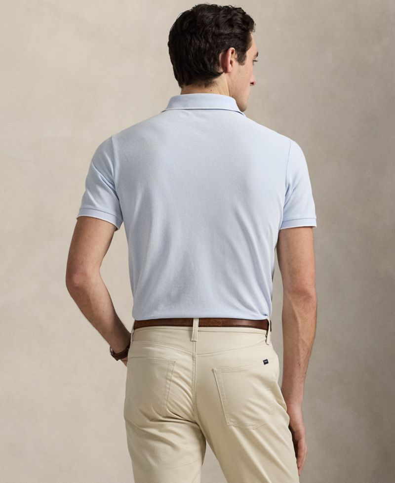 Men's Classic-Fit Stretch Oxford Mesh Polo Shirt