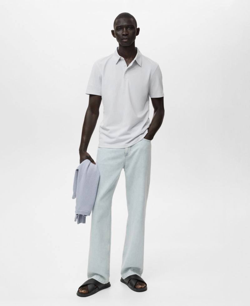Men's Cotton Pique Polo Shirt