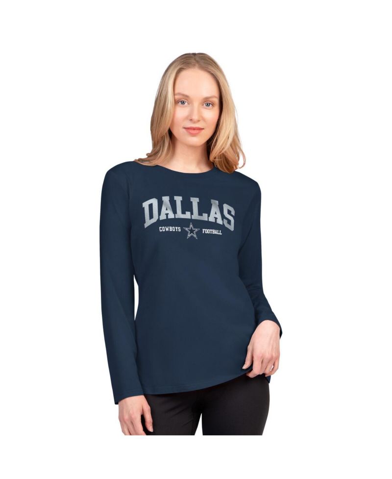 Women's Navy Dallas Cowboys Best Play Long Sleeve T-Shirt