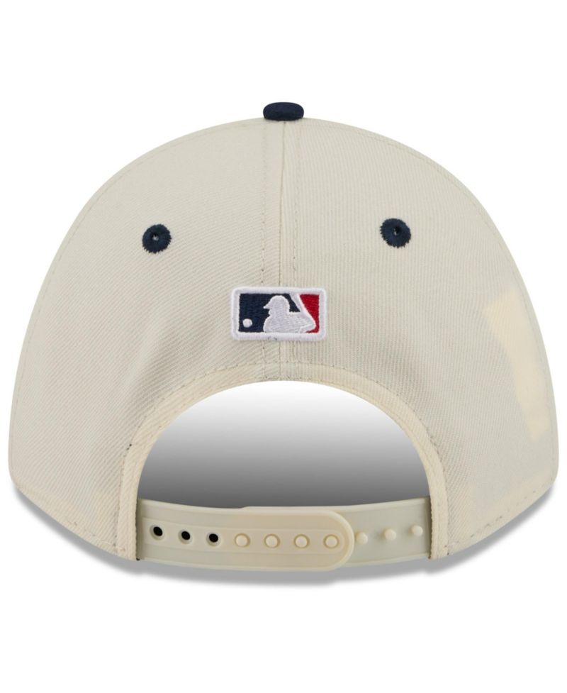 Big Boys and Girls Cream/Navy Baltimore Orioles USA 250 9FORTY M-Crown Adjustable Hat
