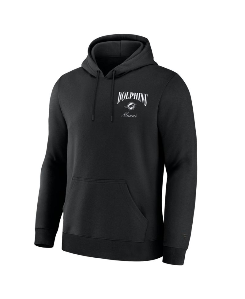Men's Miami Dolphins Back Logo Fleece Hoodie