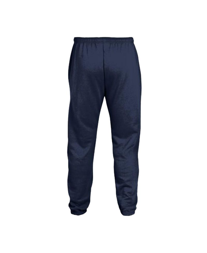 Men's Navy Michigan Wolverines Powerblend Banded Fleece Sweatpants