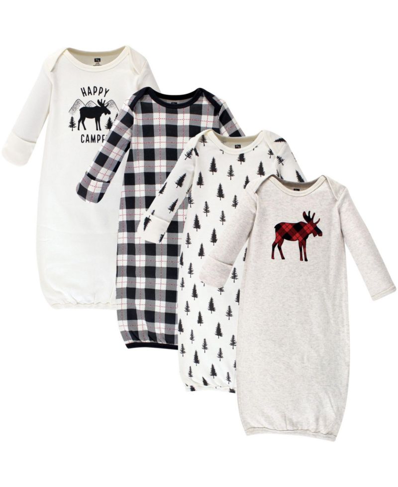 Baby Boys Hudson Unisex Very Soft Cotton Gowns