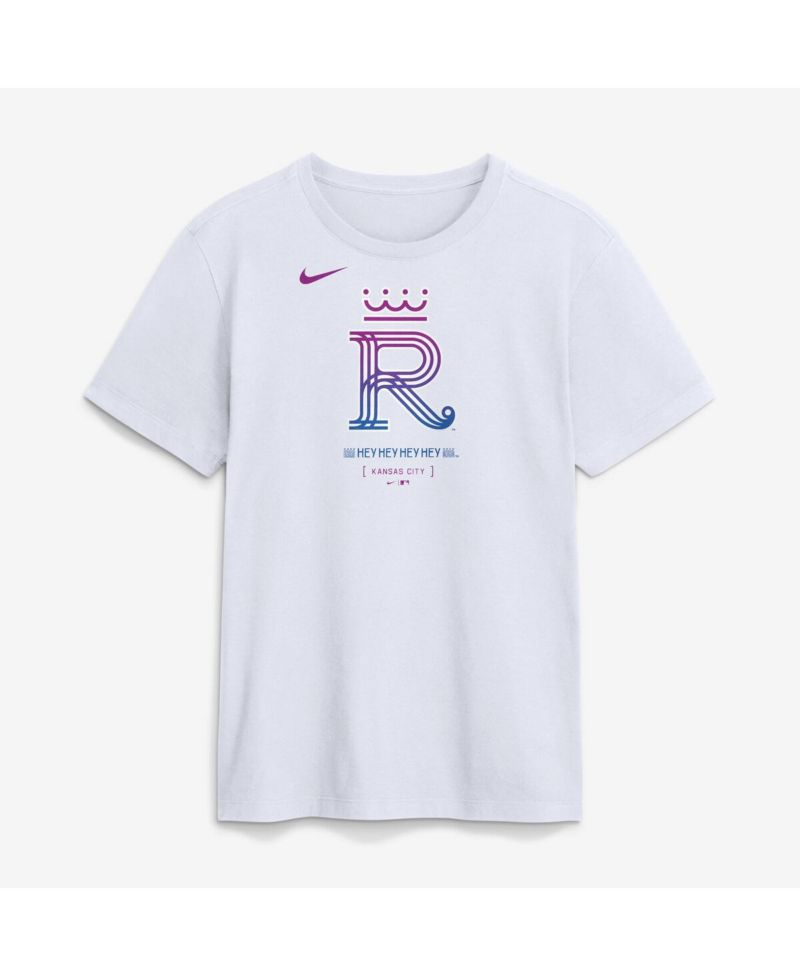 Men's White Kansas City Royals 2026 City Connect Large Logo T-Shirt