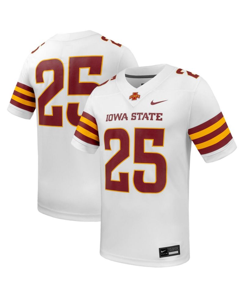 Men's White Iowa State Cyclones Untouchable Replica Game Jersey