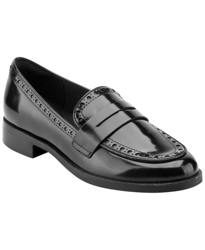 Women's Vianna Detailed Moc Toe Penny Loafers