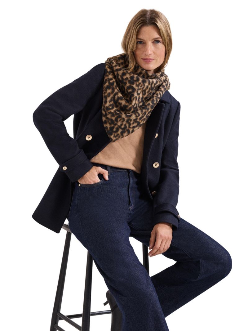Women's Aurelie Wool Peacoat
