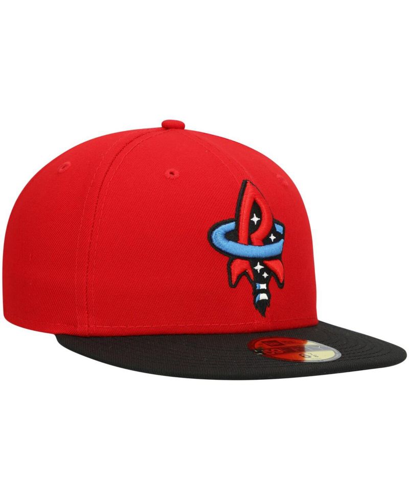 Men's Red Rocket City Trash Pandas Authentic Collection Team Alternate 59FIFTY Fitted Hat
