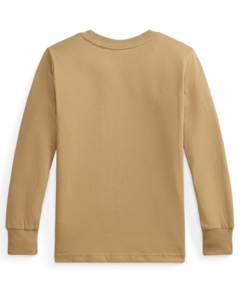 Boys' 2T-7 Polo Bear Cotton Long-Sleeve T-Shirt