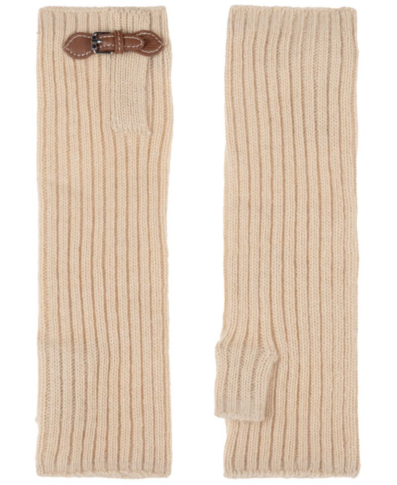 Buckle Knit Handwarmer Gloves