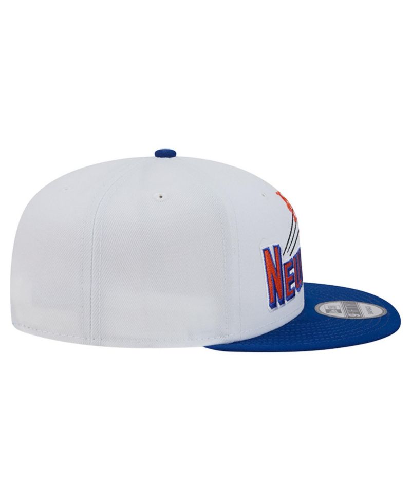 Men's White New York Mets Retro Sweep 9FIFTY Snapback Hat