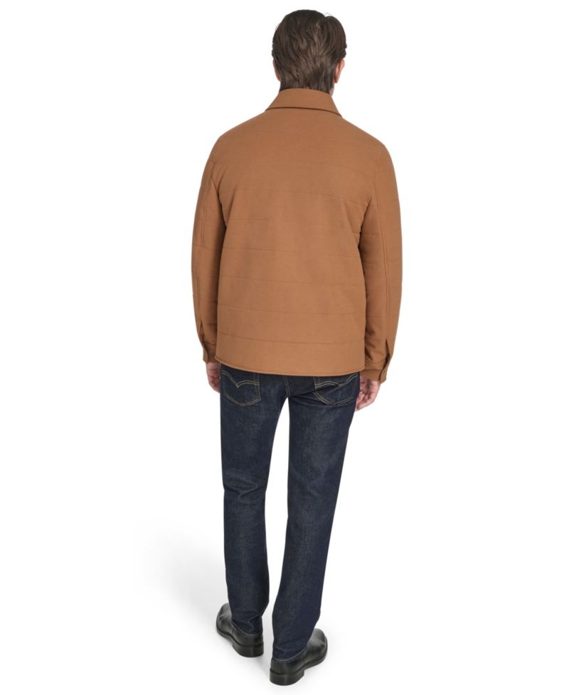 Men's Stretch Twill Shirt Jacket