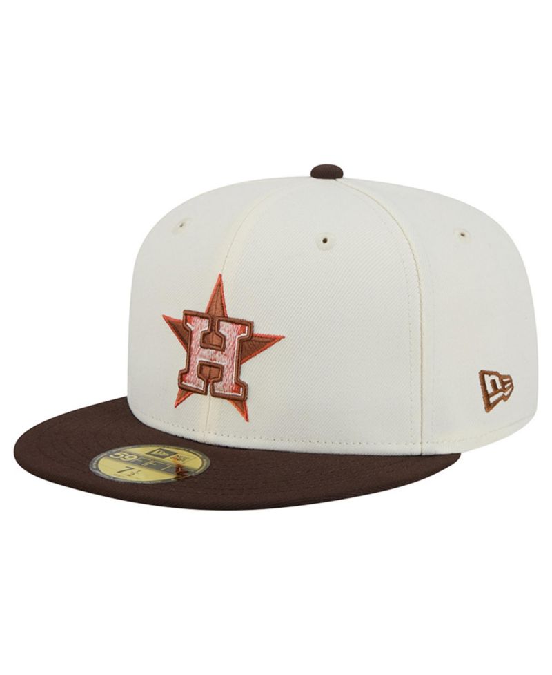 Men's Natural/Brown Houston Astros Pumpkin Spice 59FIFTY Fitted Hat