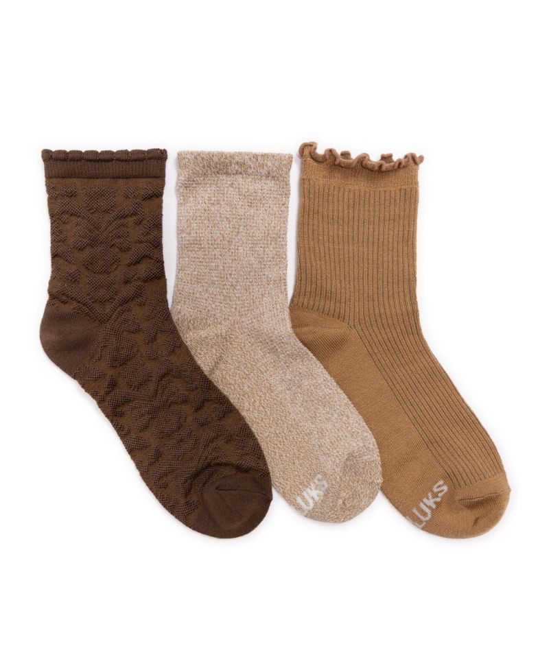 Women's 3 Pair Pack Whisper Soft Crew Socks