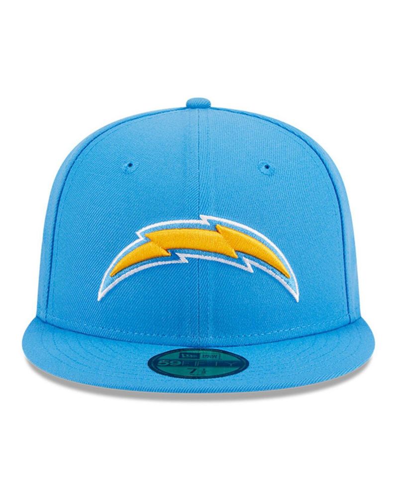 Men's Powder Blue Los Angeles Chargers Main Patch 59FIFTY Fitted Hat