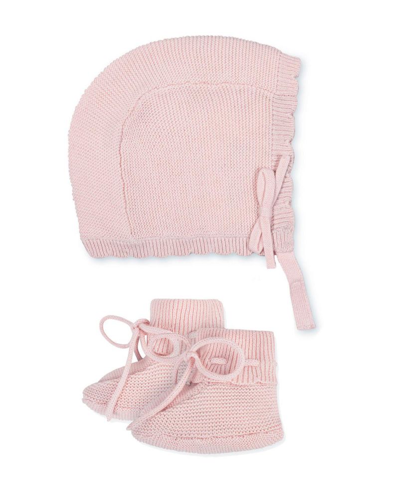 Baby Organic Sweater Bonnet and Bootie 2-Piece Set