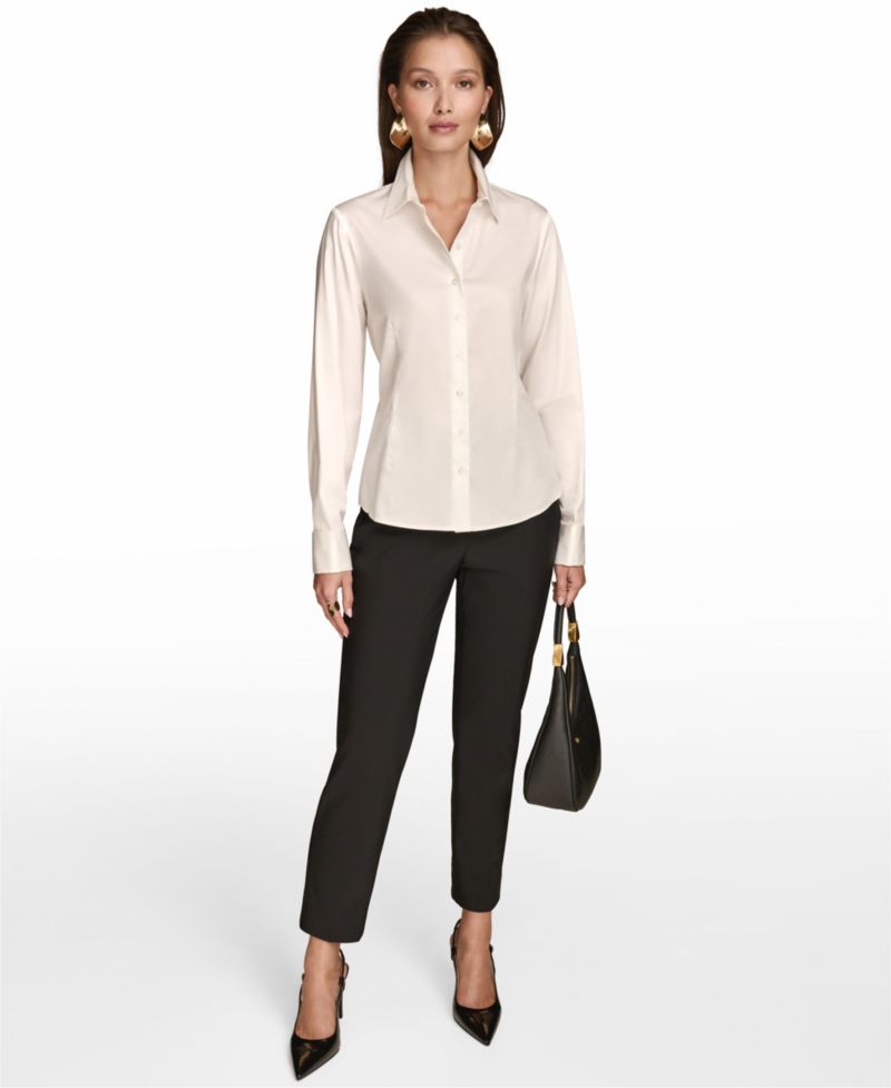Women's Wrist-Hardware Button-Down Shirt