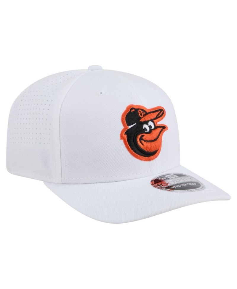 Men's White Baltimore Orioles COOLERA 9SEVENTY Adjustable Hat