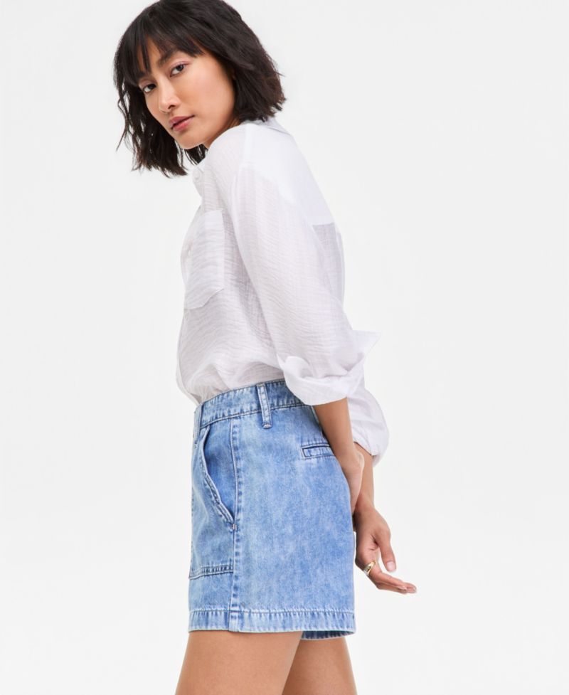 Women's 4" Denim Utility Shorts