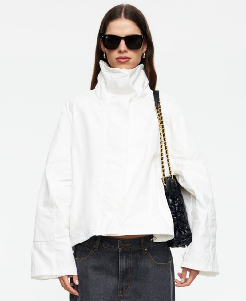 Women's Shoreline Windbreaker High Neck Jacket