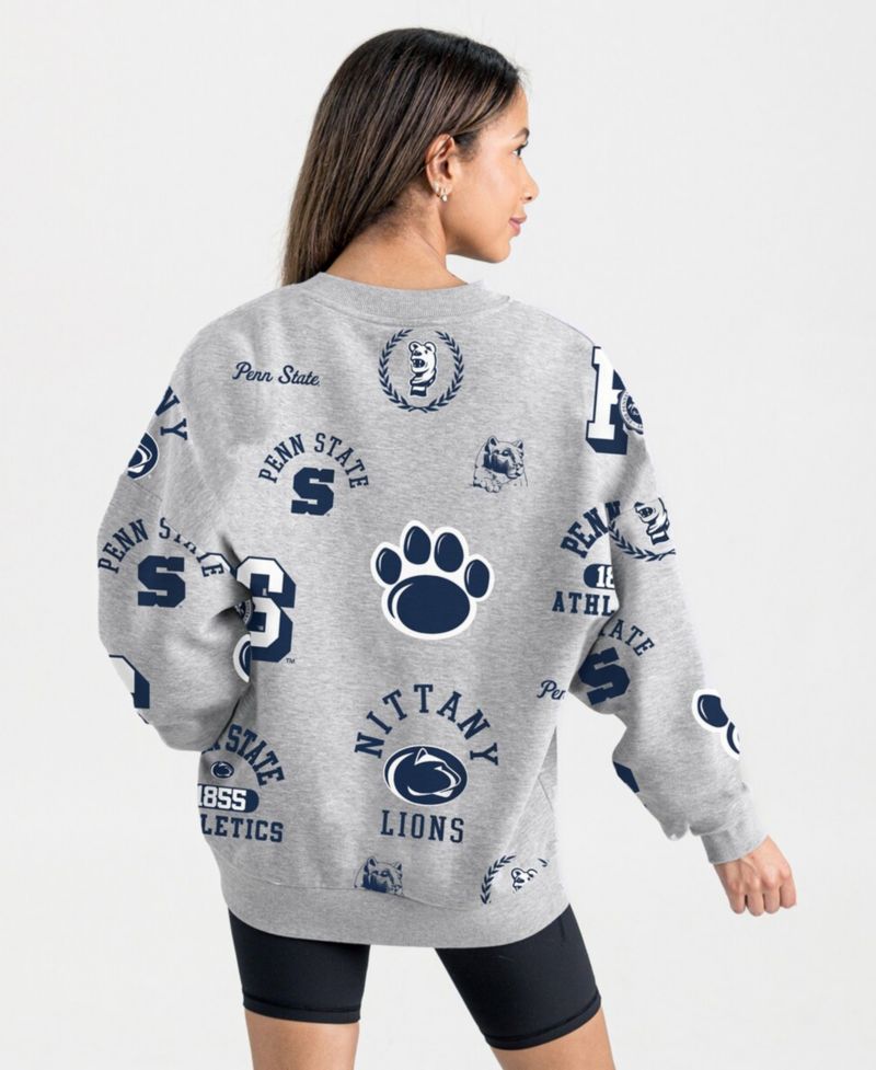 Women's Gray Penn State Nittany Lions Always on Repeat Fleece Sweatshirt