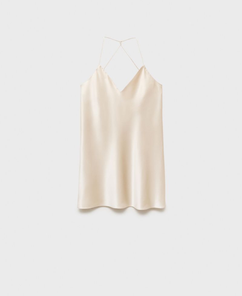 Women's Silk Straps Nightgown